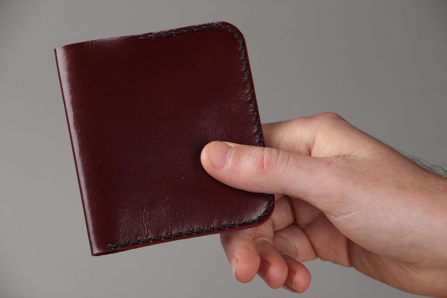 Leather wallet for men photo 3