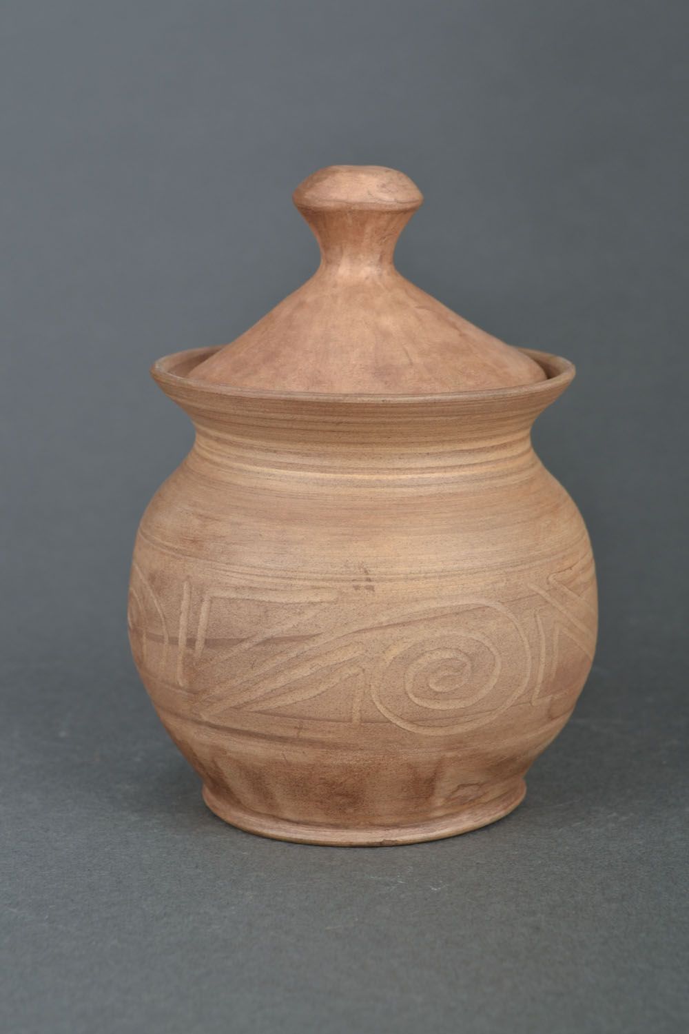 Keramik Topf mit Deckel foto 3