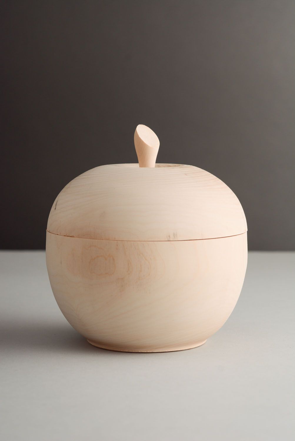 Schmuckdose aus Holz Apfel foto 1