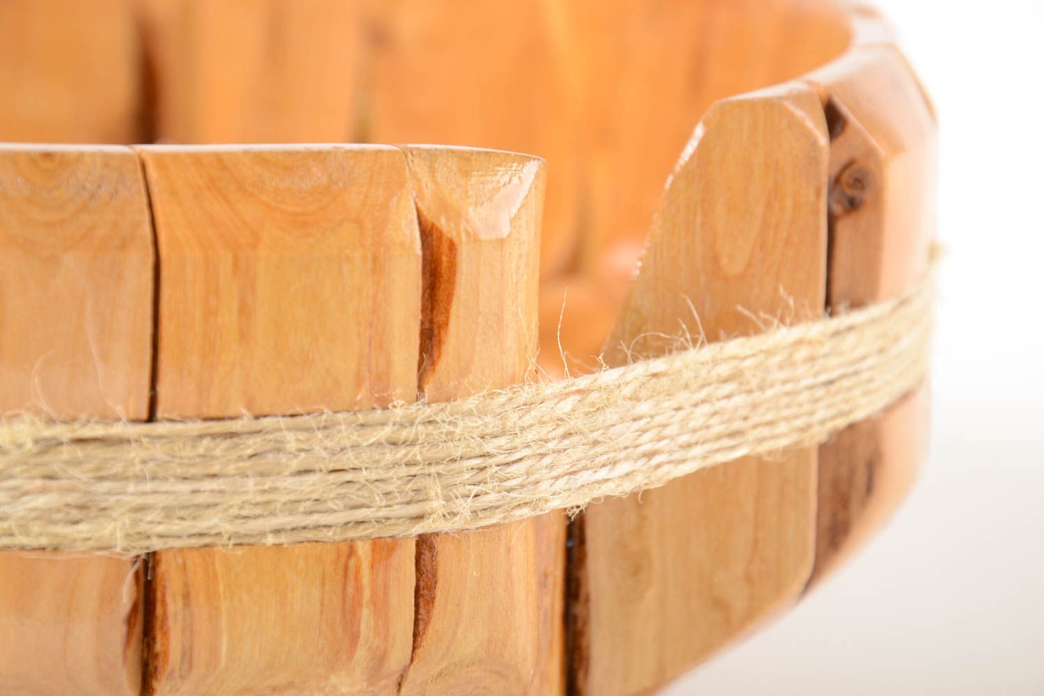 Handmade schöne Schale Holz Teller Küchen Geschirr für Zucker Geschenk Idee foto 4