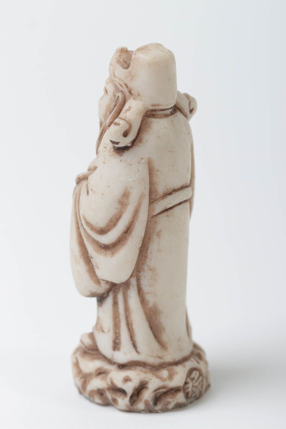 Статуэтка из полимерной смолы авторский сувенир ручной работы Старец Фу Син фото 4