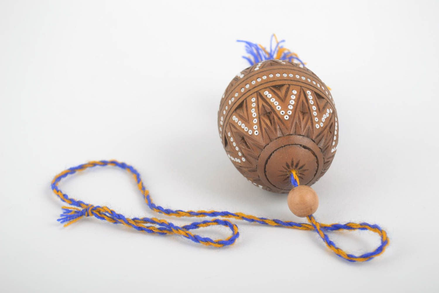 Huevo de Pascua hecho a mano elemento decorativo hermoso regalo original foto 3