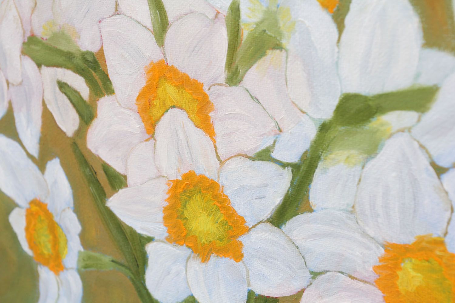 Oil painting Narcissus photo 4