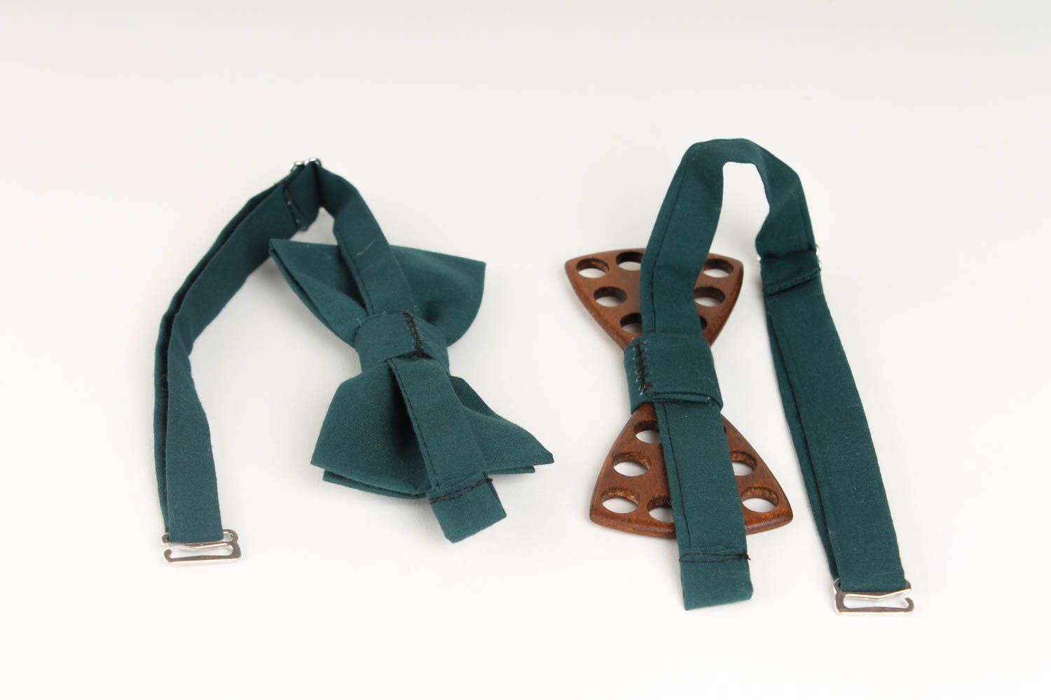 Handmade beautiful wooden bow tie 2 designer bow ties accessories for men photo 4
