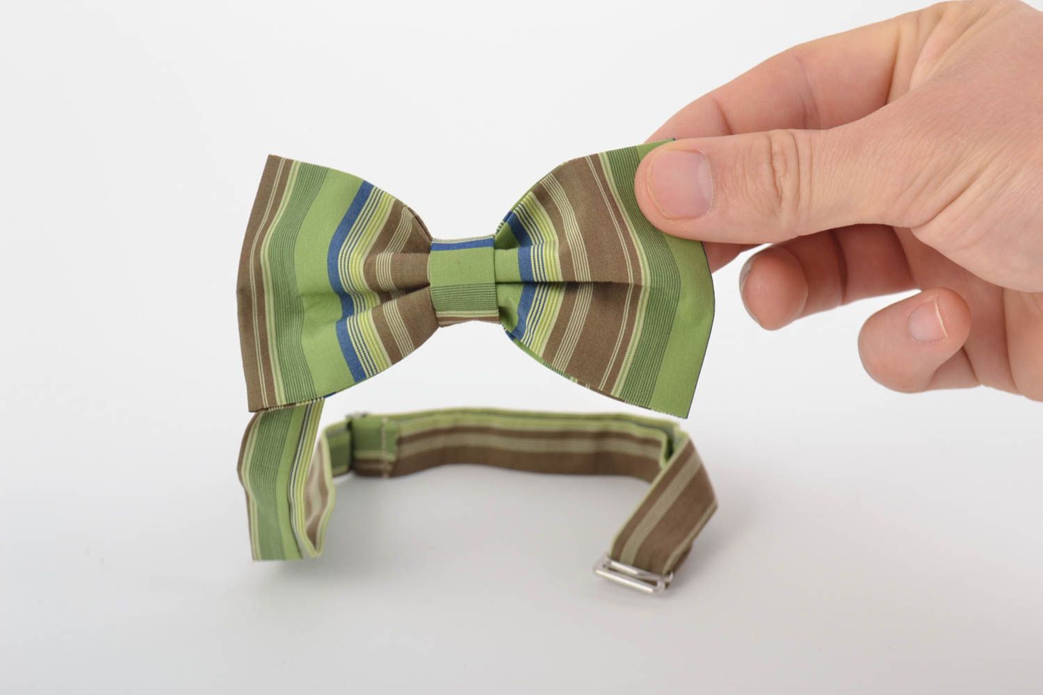 Handmade fabric bow tie for men present for men stylish designer bow tie photo 4