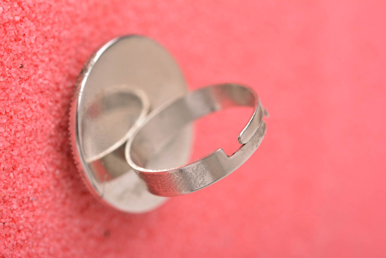 Кольцо ручной работы кольцо из эпоксидной смолы женское кольцо с растениями фото 5