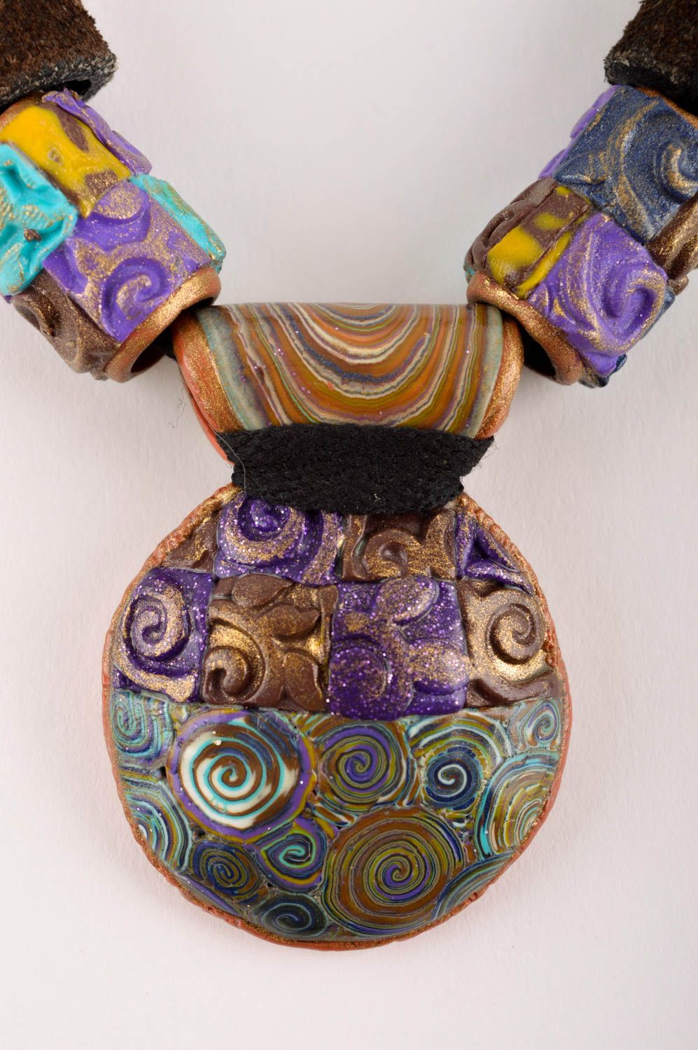 Grelle stilvolle Damen Halskette handmade Halsschmuck für Damen Schmuck Collier foto 3