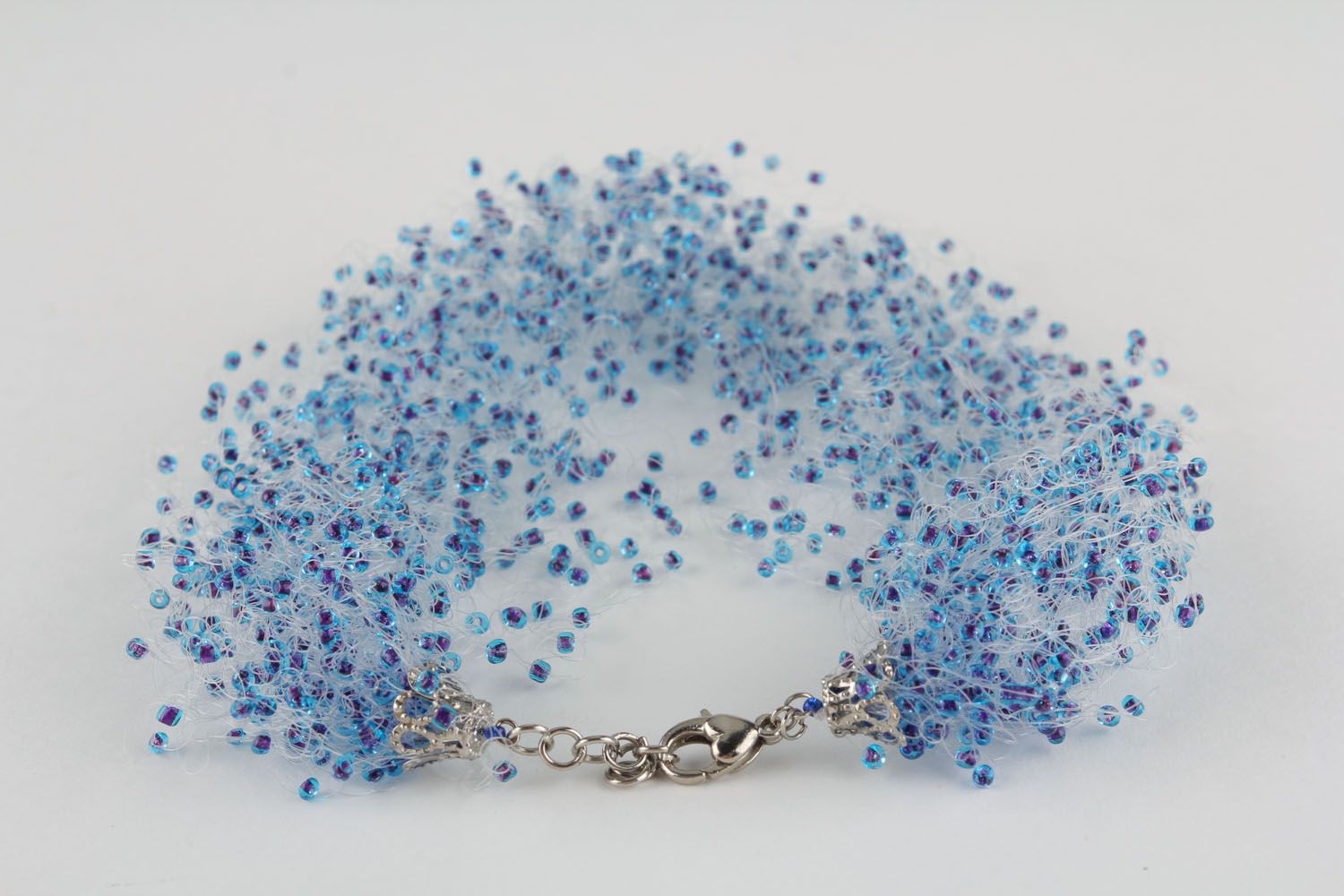 Beaded airy necklace photo 2