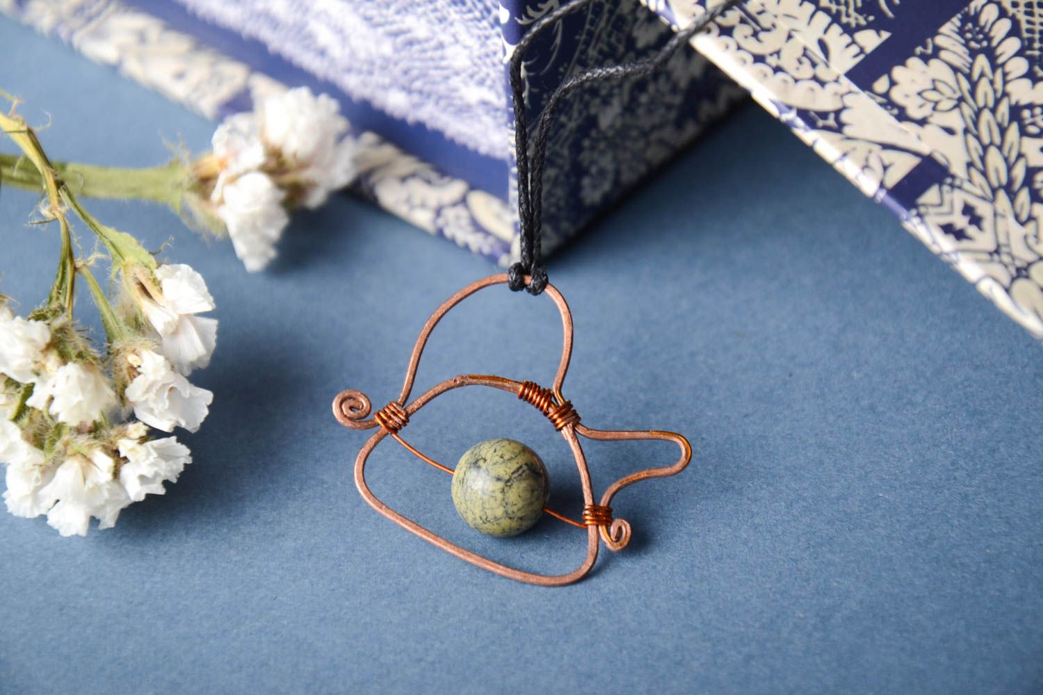 Handmade pendant unusual pendant metal pendant gift ideas designer jewelry photo 1