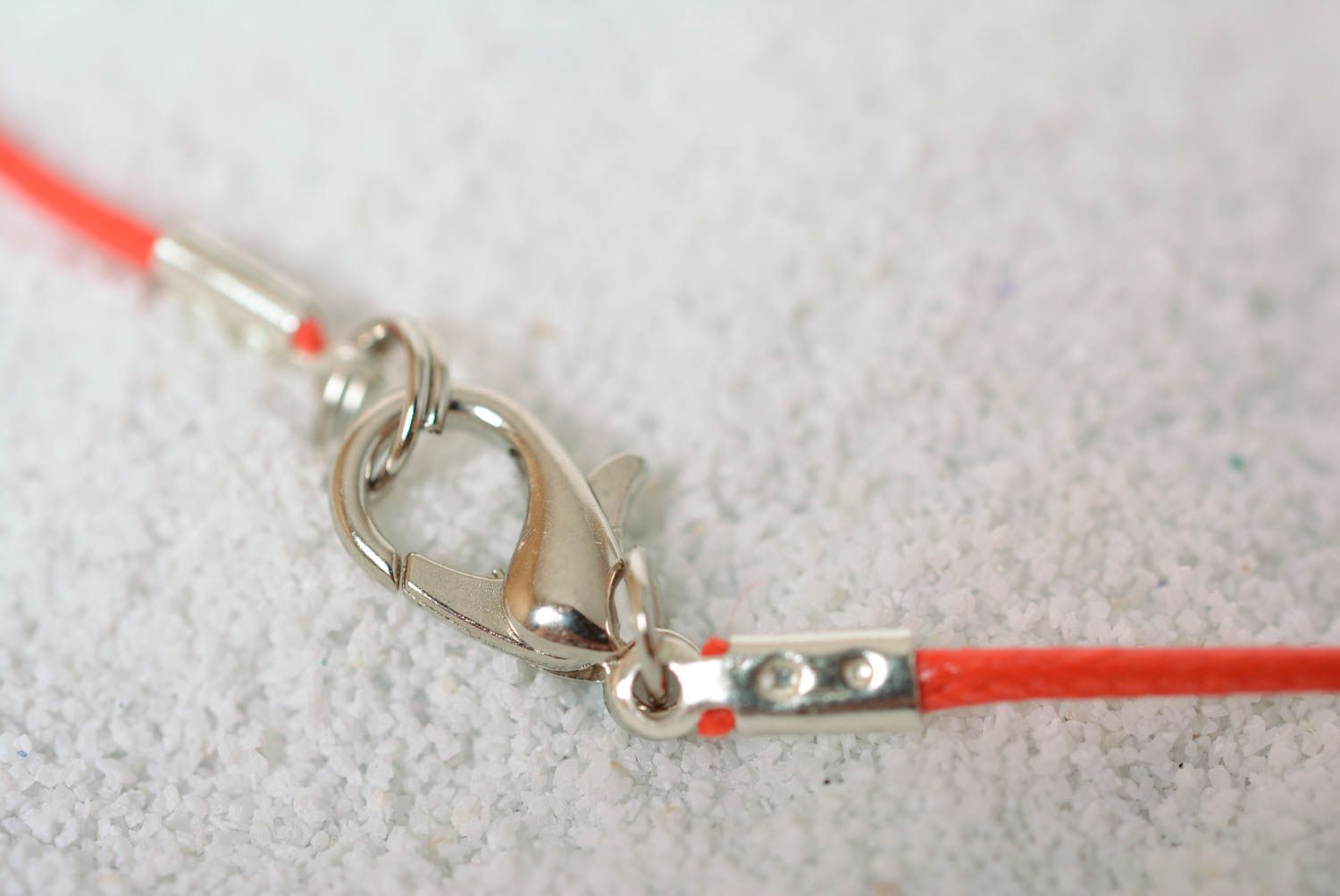 Браслет ручной работы браслет из шнура со змеей модная бижутерия красный фото 4