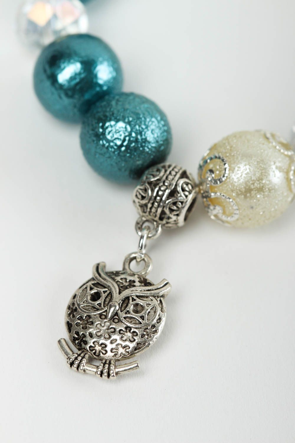 Bracelet perles fantaisie fait main Bijou femme Bracelet design Cadeau femme photo 4
