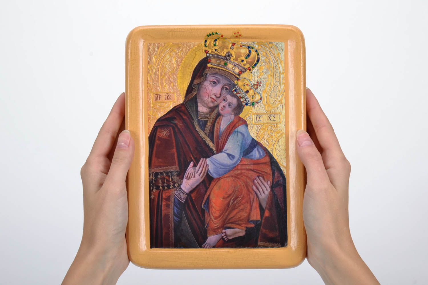 Icono estampado de Nuestra Señora Verjratskaya foto 2