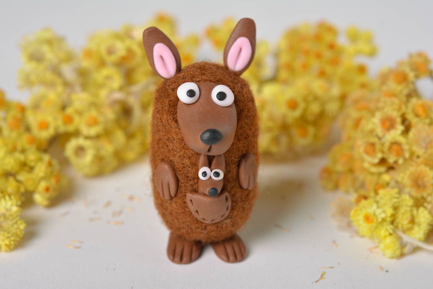 Kleinkinder Spielzeug handmade Geschenk für Kinder Haus Deko Stoff Tier schön foto 1