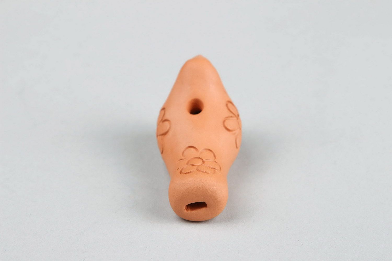 Ceramic tin whistle Bird, musical instrument and children's toy photo 5
