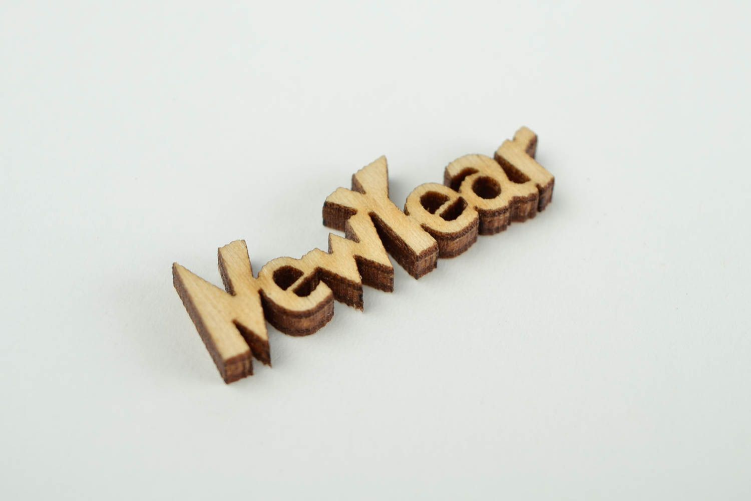 Handgemachte Figur zum Bemalen Holz Rohlinge Miniatur Figur New Year schön foto 3