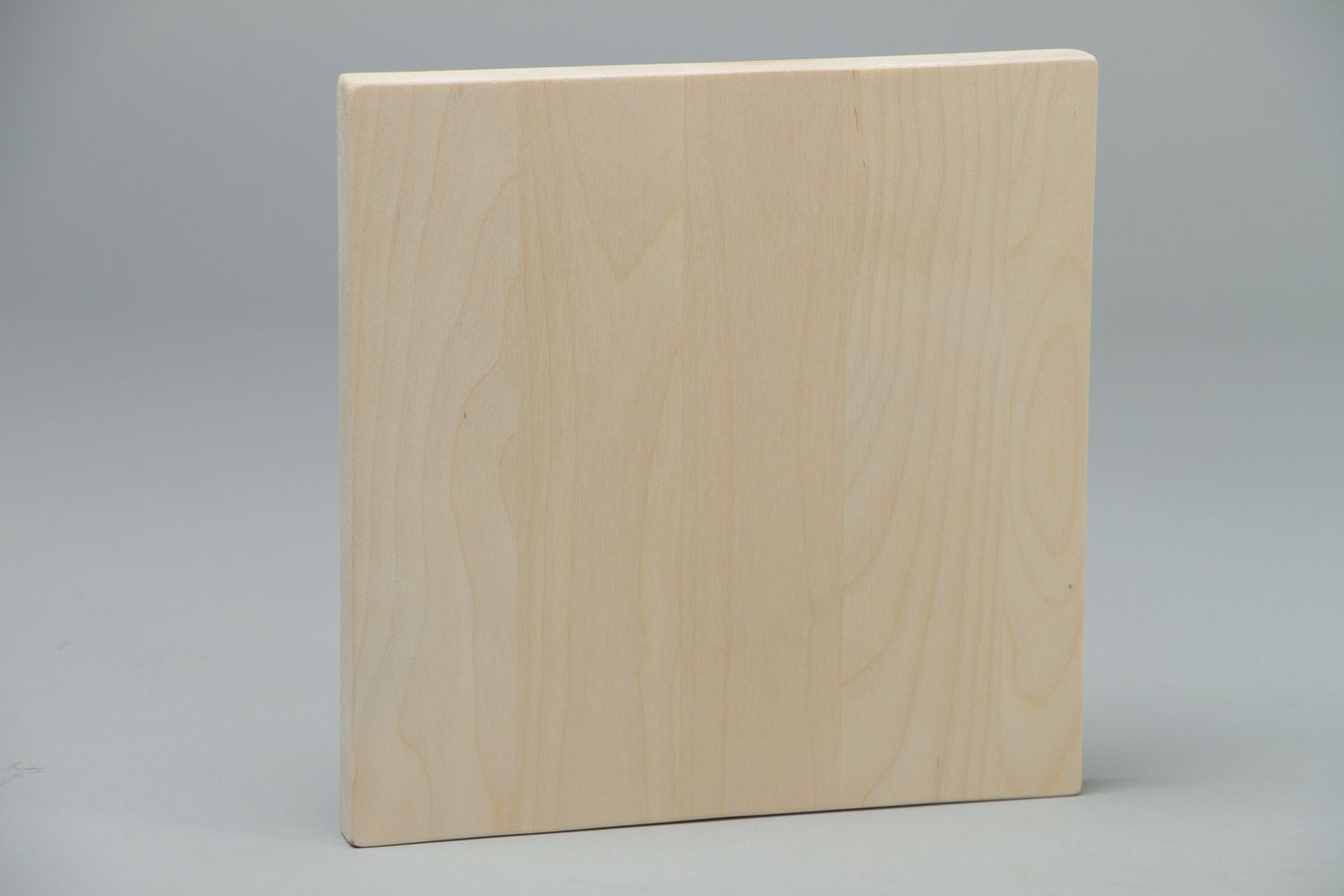 Square wooden craft blank photo 1