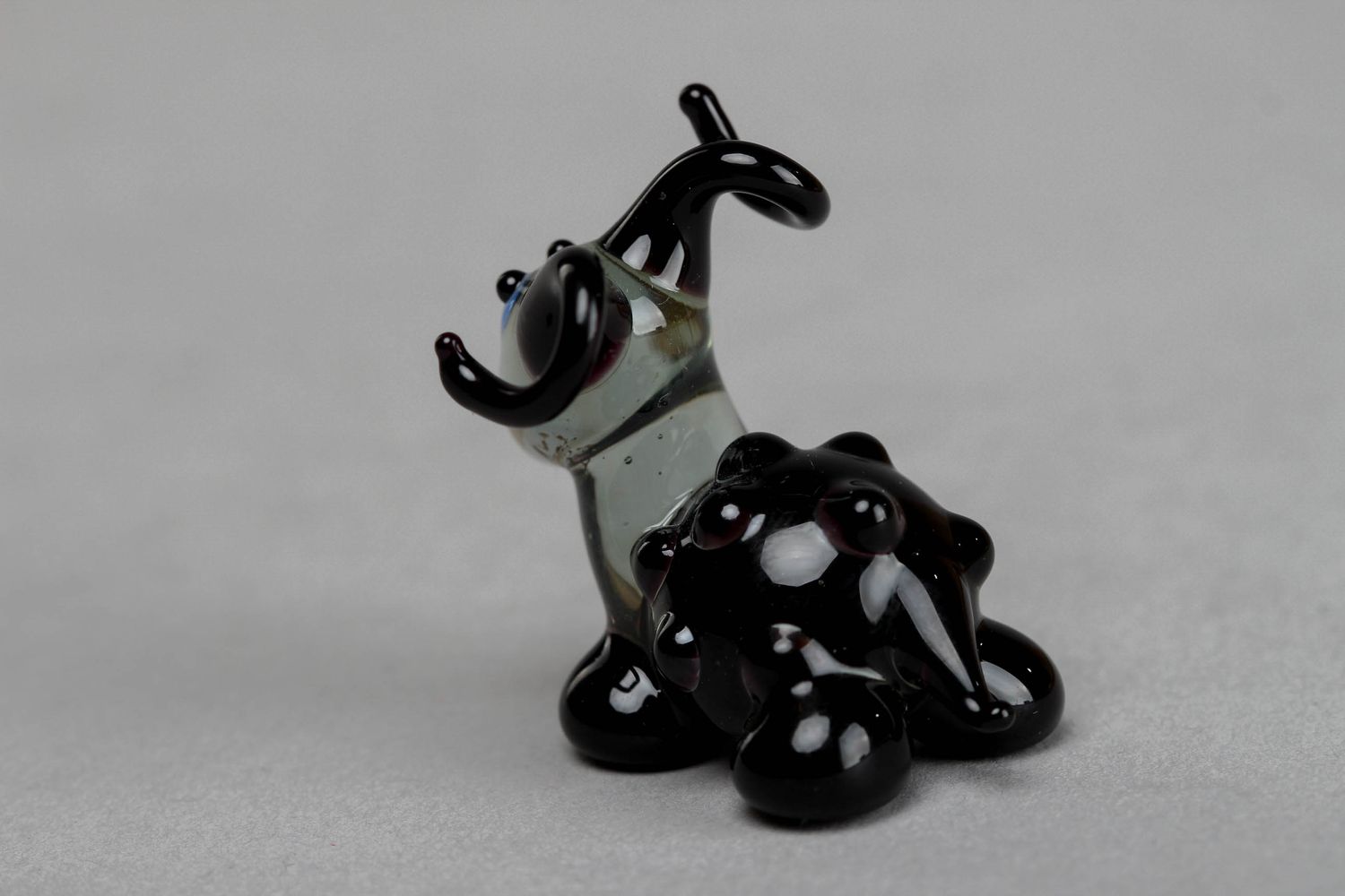 Figurine miniature en verre mouton technique lampwork photo 2