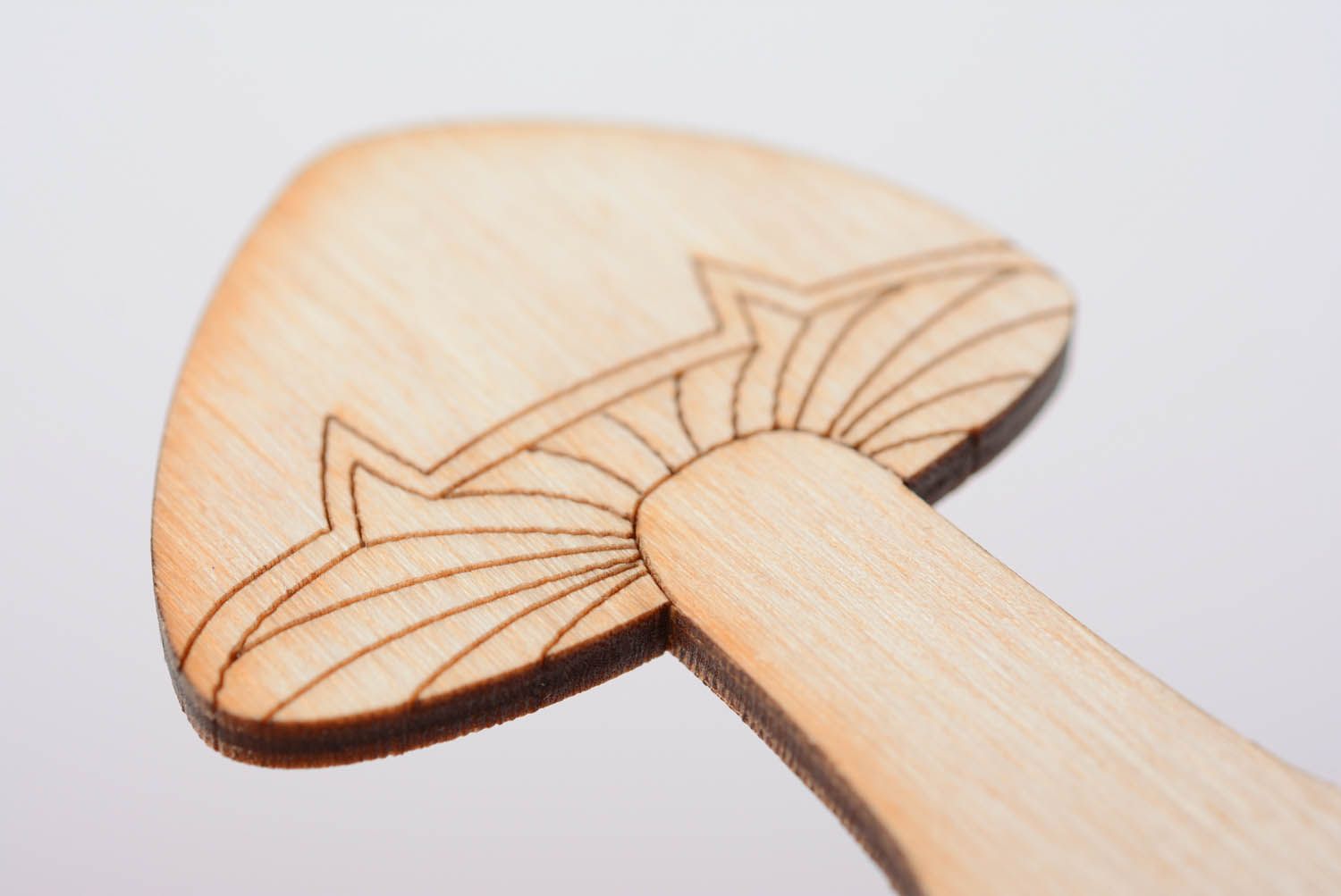 Motif en bois à décorer avec aimant Champignon fait main photo 5