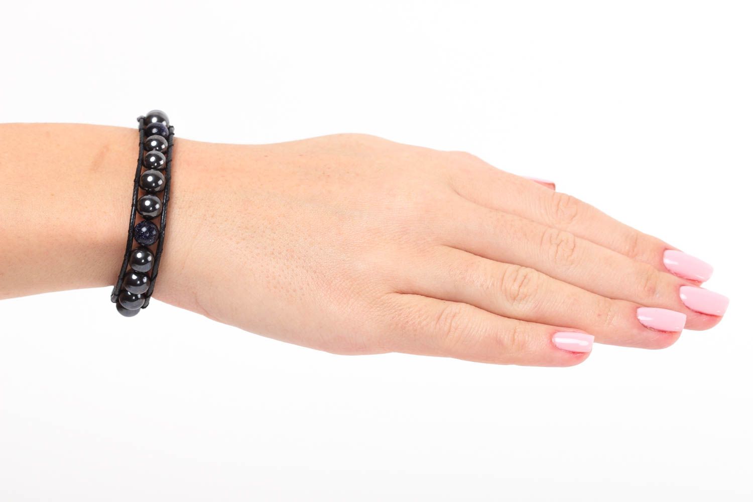 Geflochtenes Armband handmade Schmuck für Frauen Aventurin Geschenk für Frauen foto 5