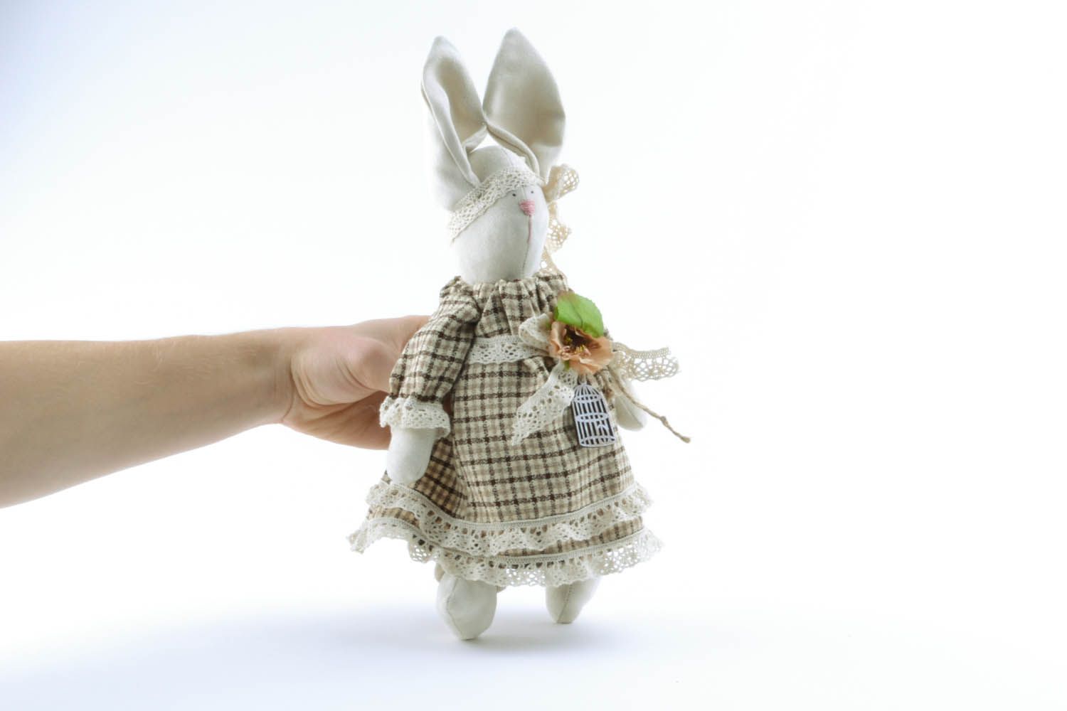 Fabric toy Hare photo 5