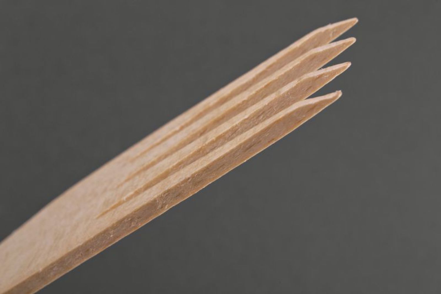 Forchetta di legno fatta a mano Forchetta di cucina Attrezzi da cucina 
 foto 5