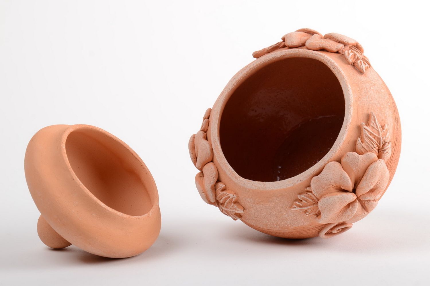 Handmade decorative bowl unusual ware made of clay designer ceramic bowl photo 3