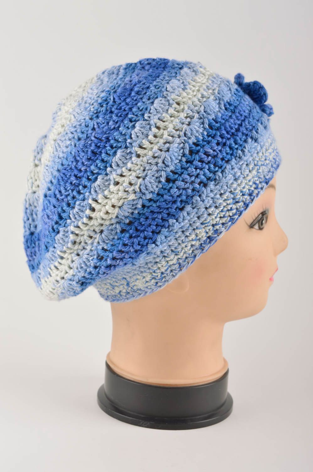 Handmade hat winter hat for girls unusual headwear woolen hat designer hat photo 4