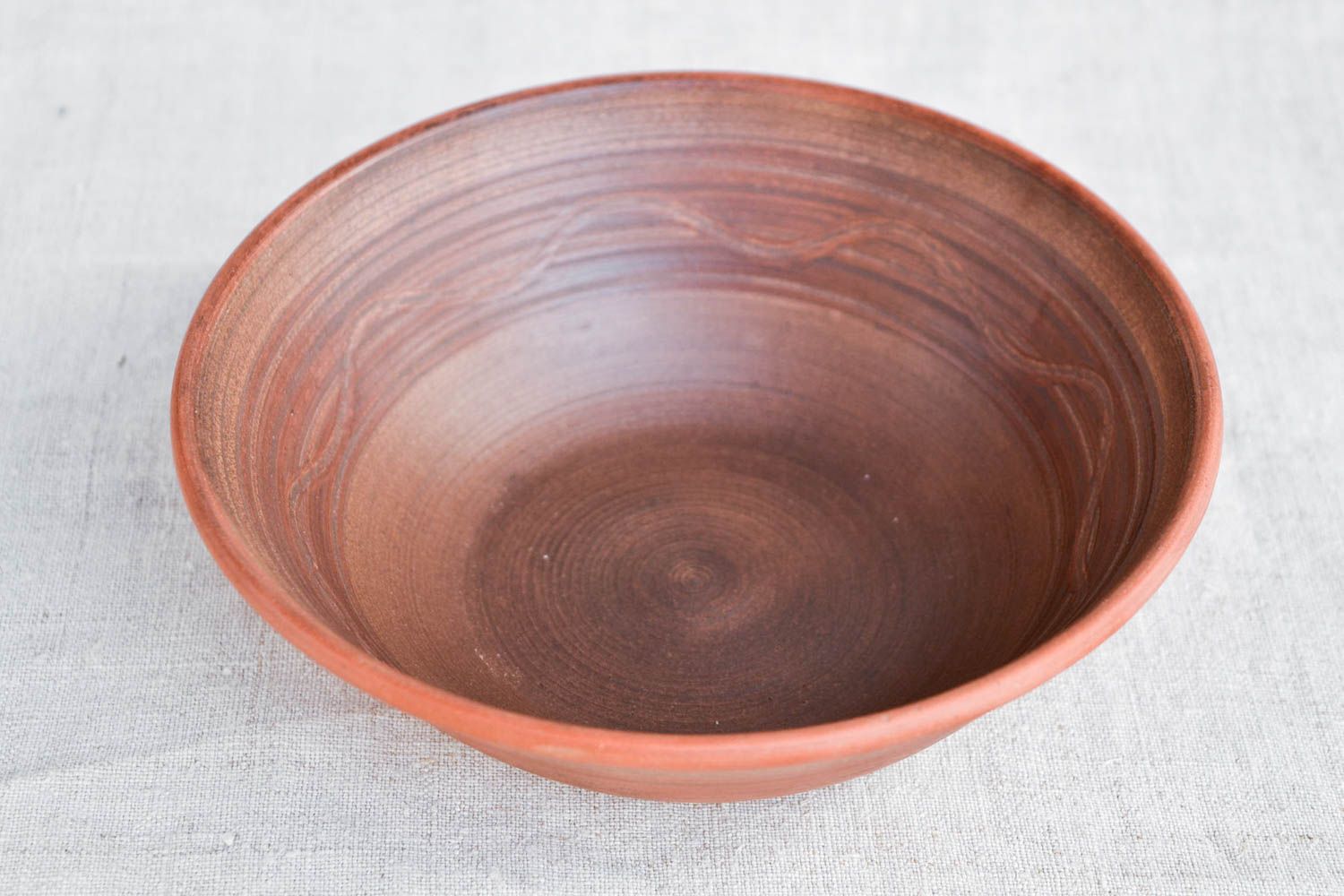Bol céramique fait main Accessoire cuisine Vaisselle poterie Art de table photo 4
