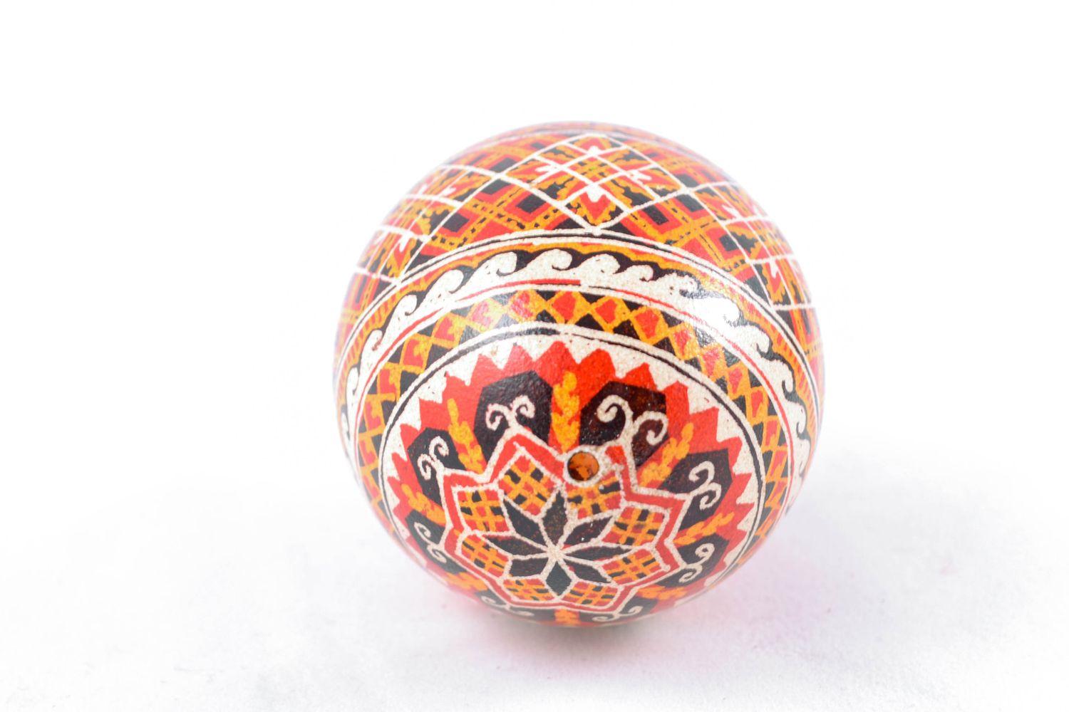 Handmade designer Easter egg with painting photo 3