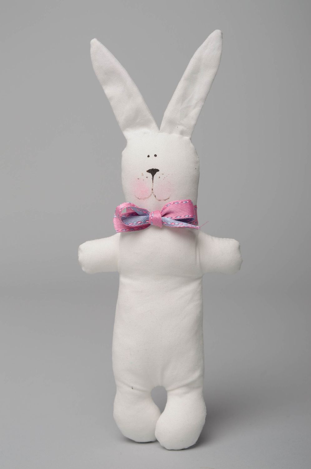 Soft fabric toy hare photo 1