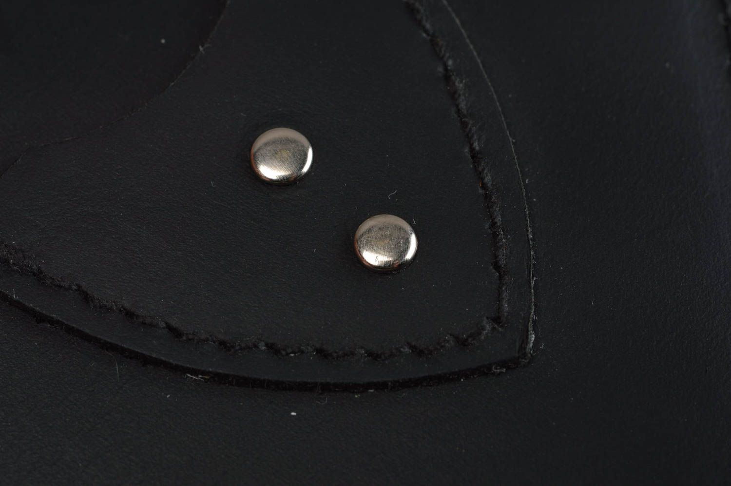 Schwarze stilvolle originelle Herren Geldklammer aus Leder handmade Geschenk  foto 10