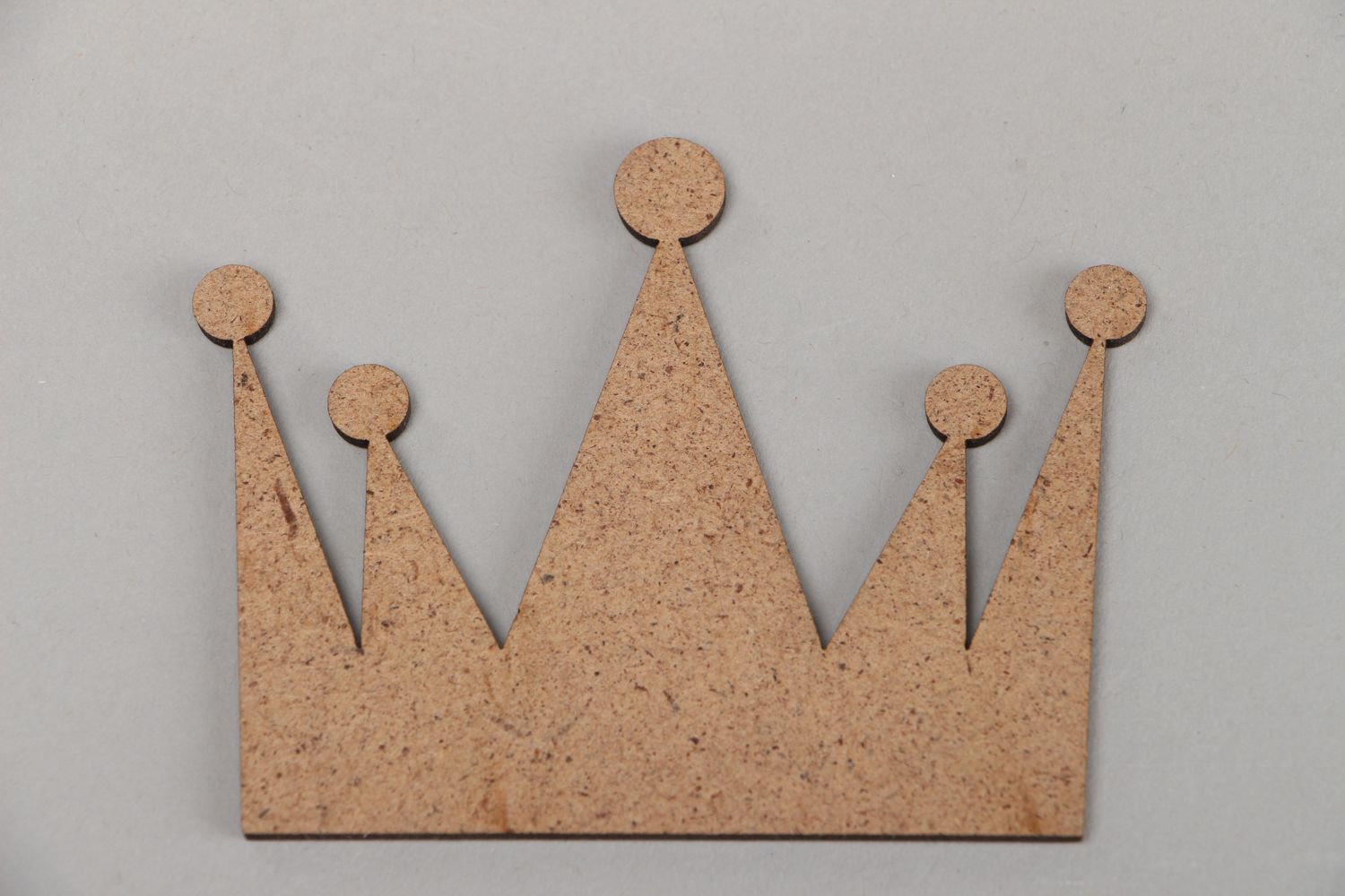 Plywood craft blank for painting Crown photo 1