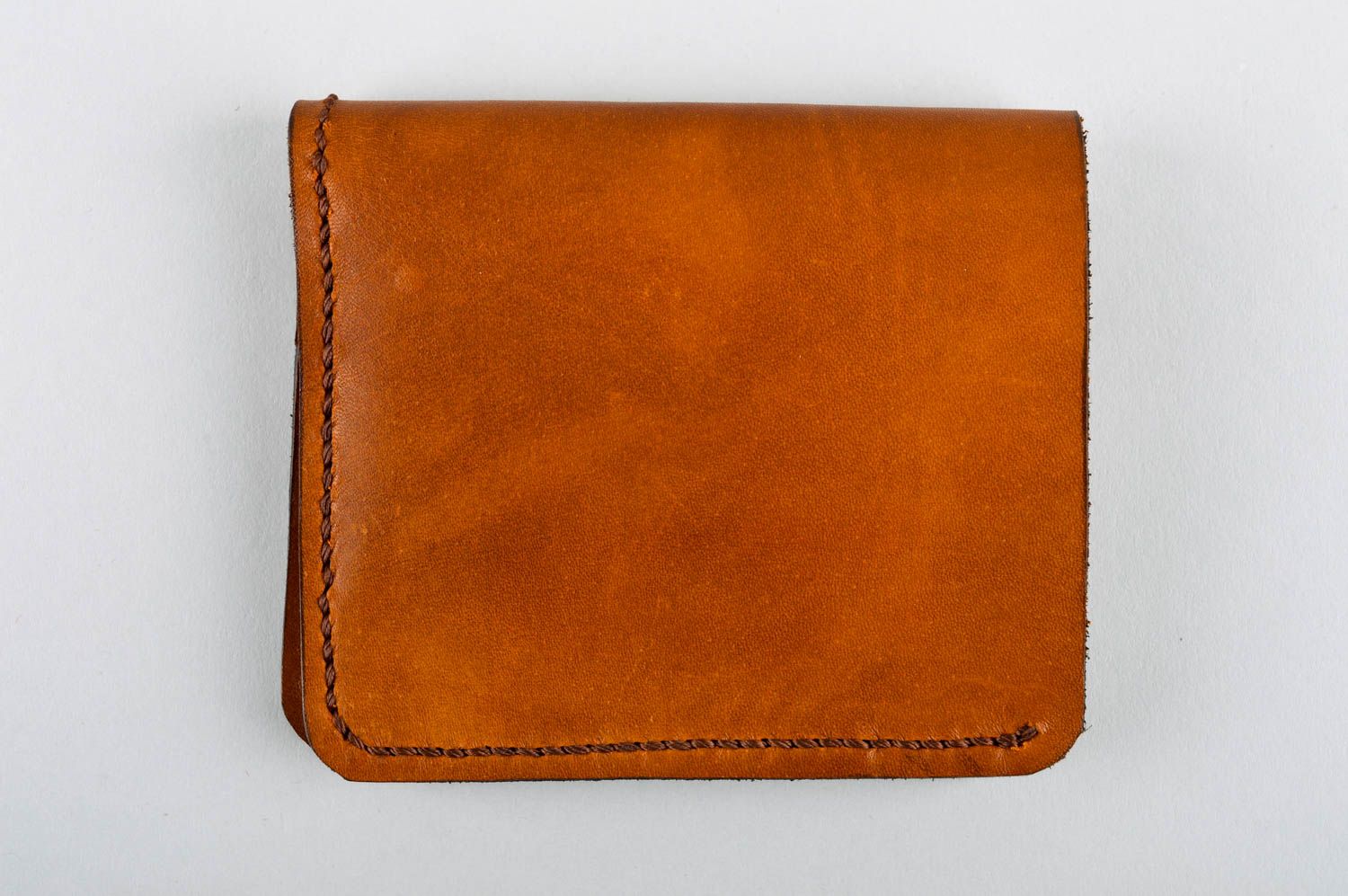 Male stylish purse beautiful handmade accessories brown leather present photo 2
