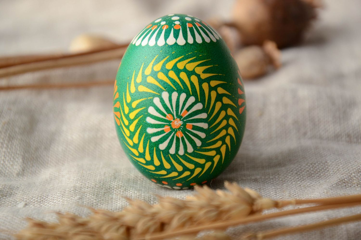 Handmade Easter egg Lemkiv pysanka photo 1