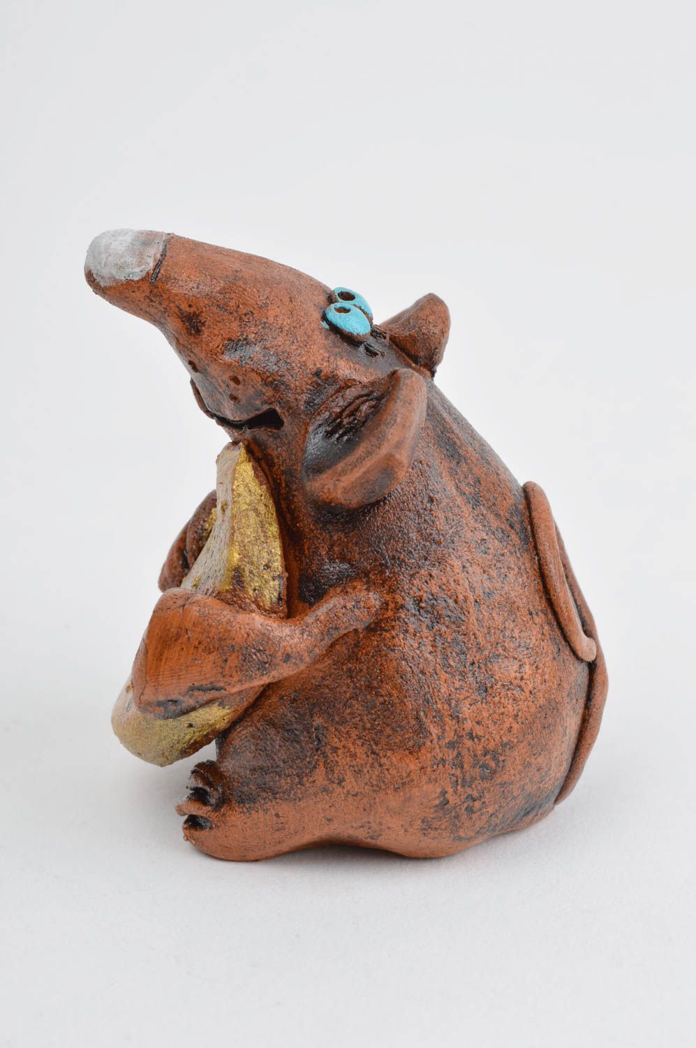 Статуэтка для декора ручной работы статуэтка животного фигурка из глины фото 4