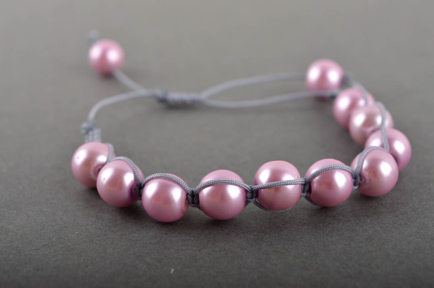 Bracelet perles Bijou fait main Accessoire femme perles artificielles design photo 3