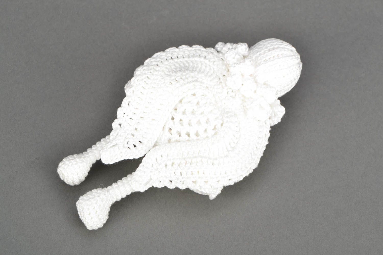 Jouet tricoté au crochet Poupée ange  photo 4