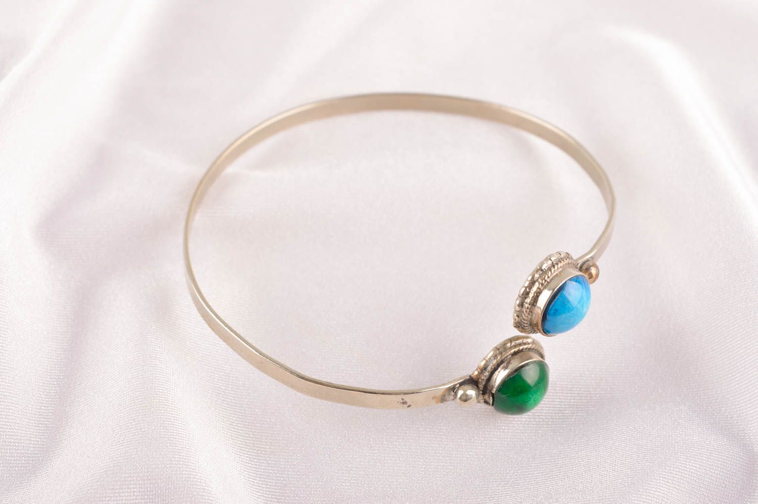 Handmade bracelet with natural stones melchior jewelry lapis lazuli bracelet photo 1