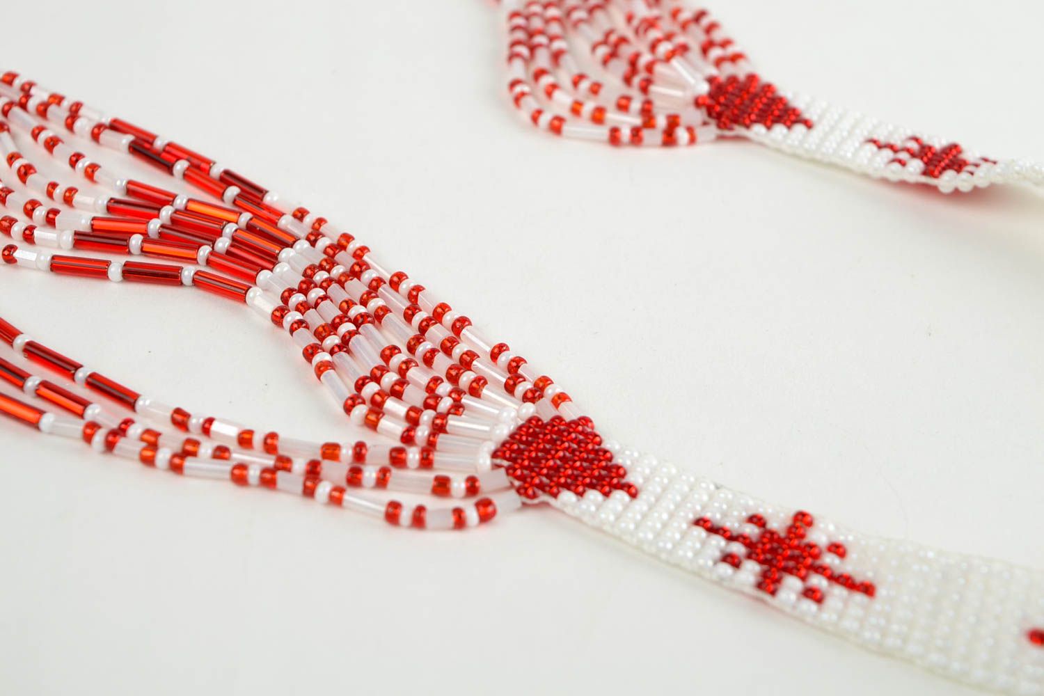 Handcrafted beaded gerdan ethnic necklace stylish fashion jewelry long gerdan photo 4