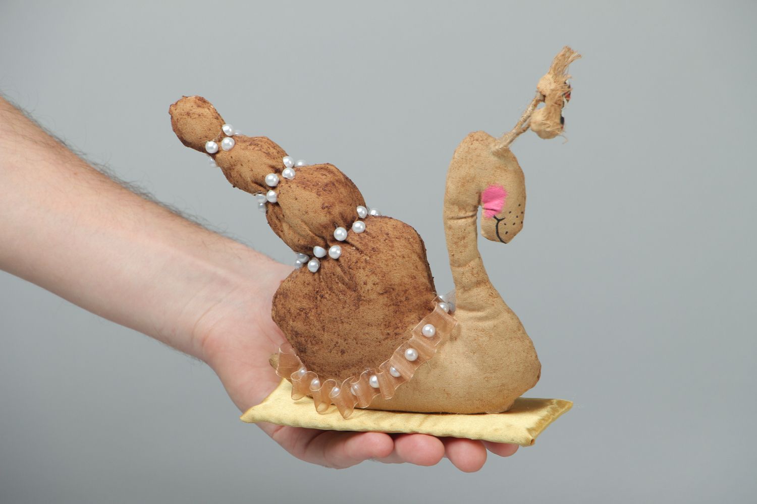 Handmade designer toy Snail photo 4