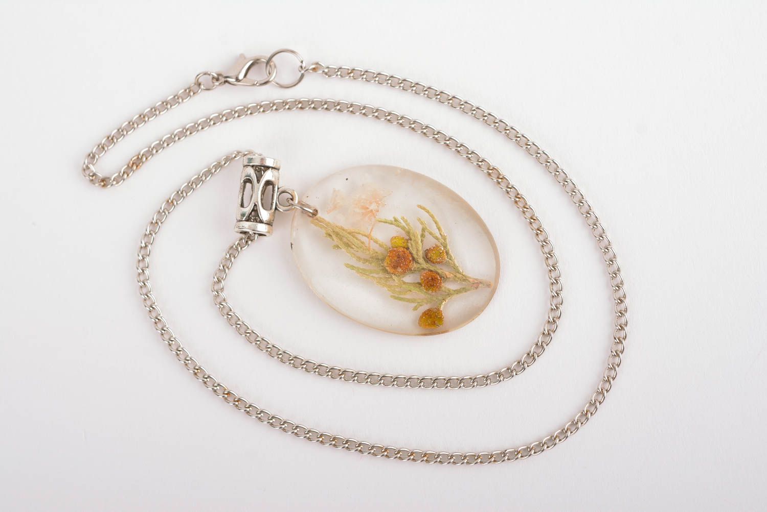 Handmade pendant unusual accessory elite jewelry gift ideas epoxy jewelry photo 2