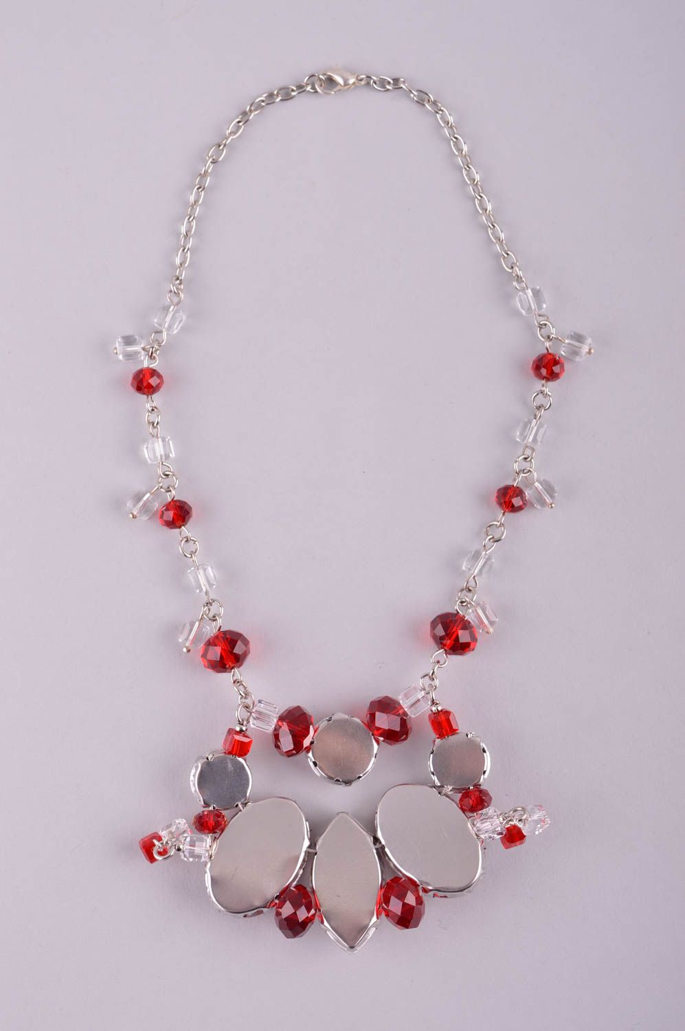 Handmade designer necklace unusual stylish necklace elegant accessory photo 5