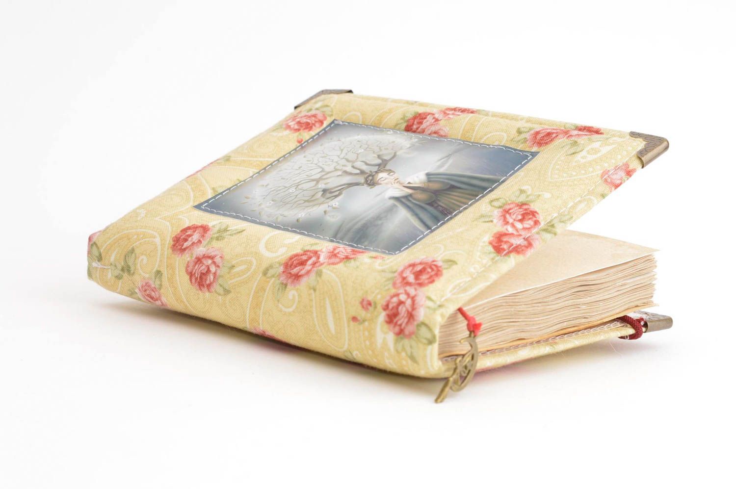 Design Tagebuch handmade helles Designer Notizbuch tolles Geschenk für Freundin foto 4