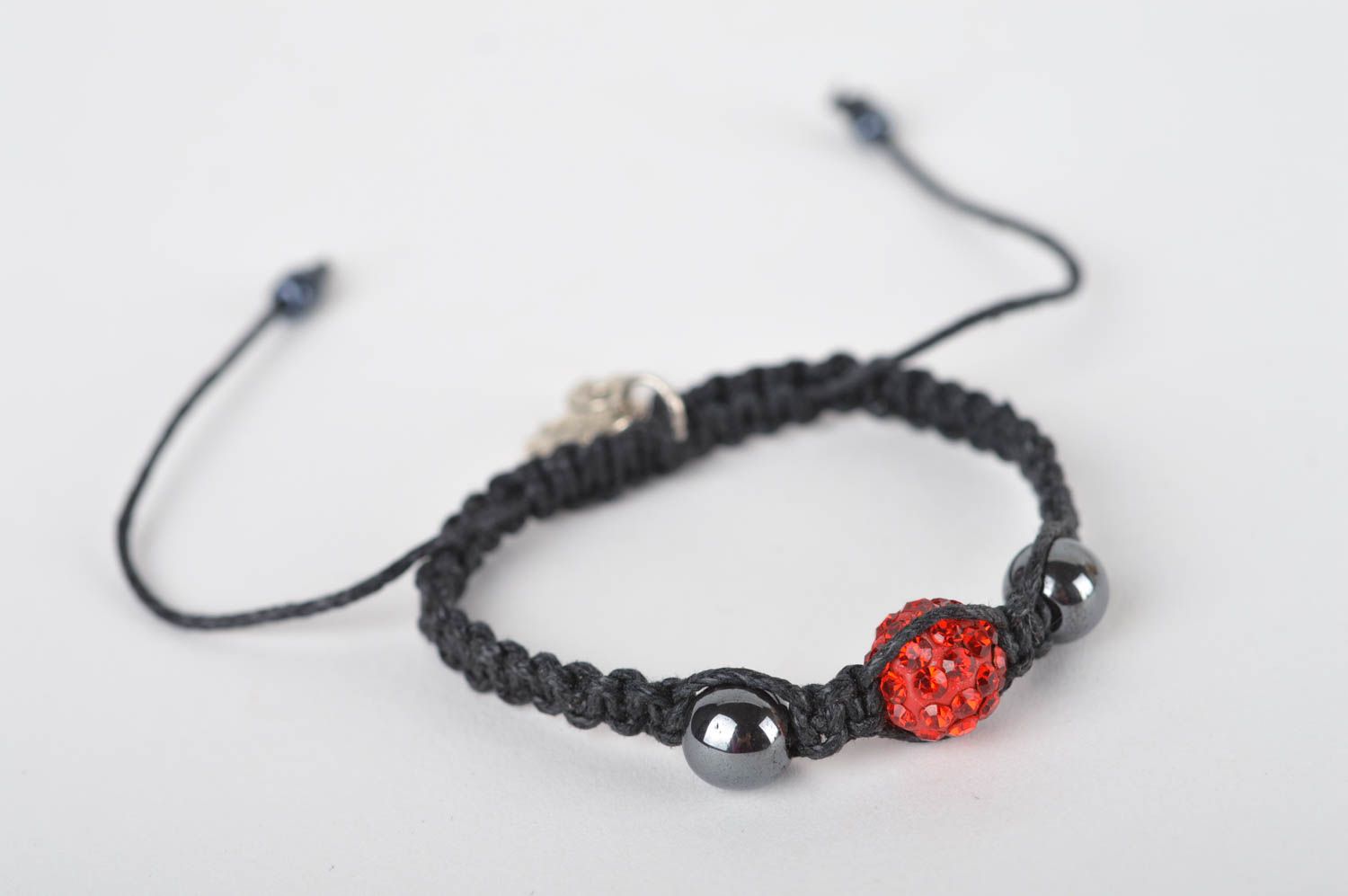 Womens handmade cord bracelet stylish beaded bracelet cool jewelry designs photo 2