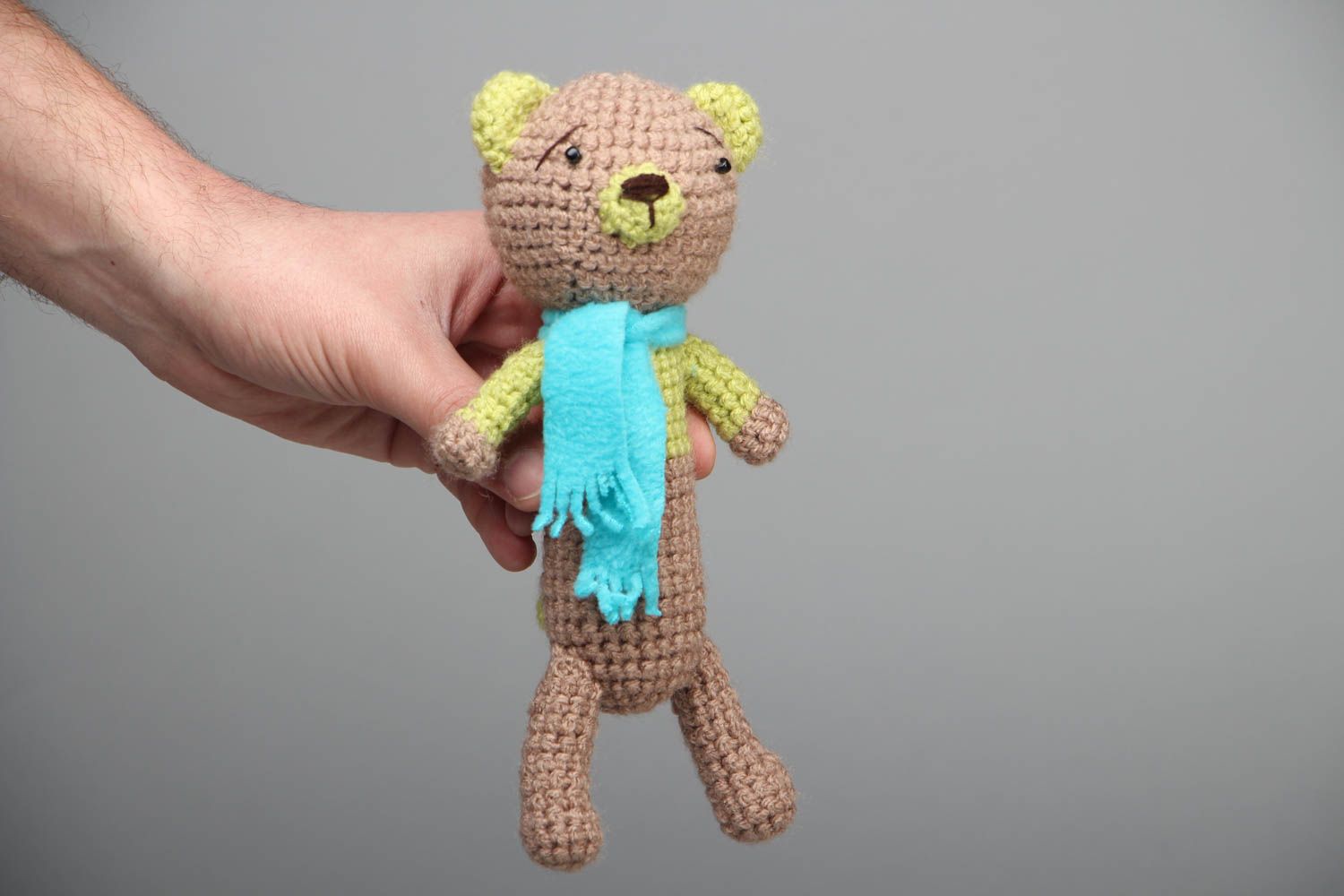 Handmade crochet toy Bear photo 4