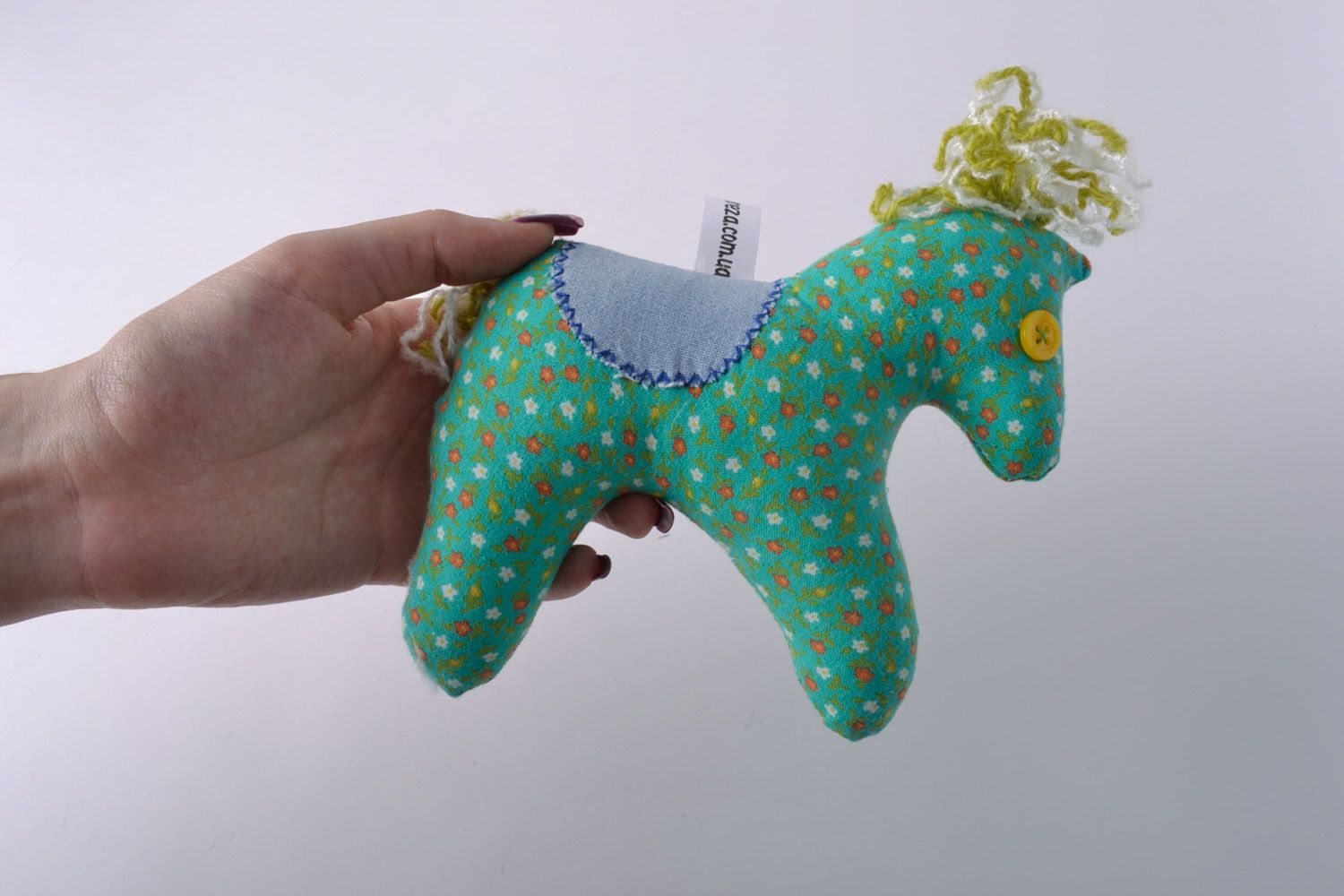 Textil Kuscheltier Pferd mit Polyester Füllung für Kinder sicher einfach klein foto 5