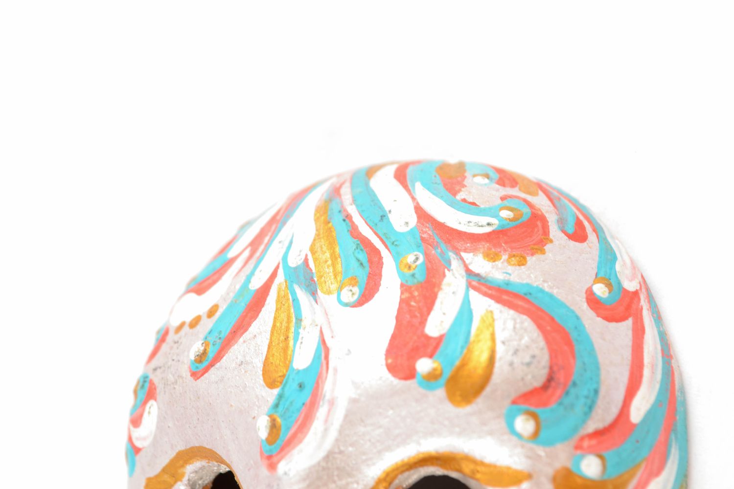 Dekorative Maske aus Ton foto 4