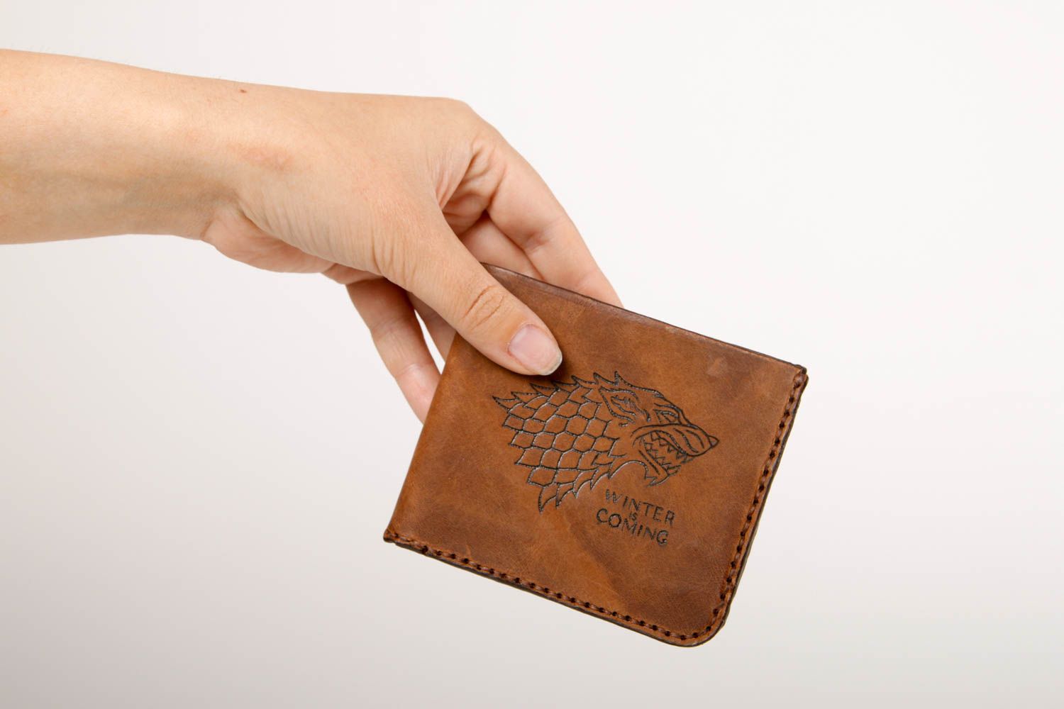 Billetera original para hombre hecha a mano accesorio de moda regalo original foto 2