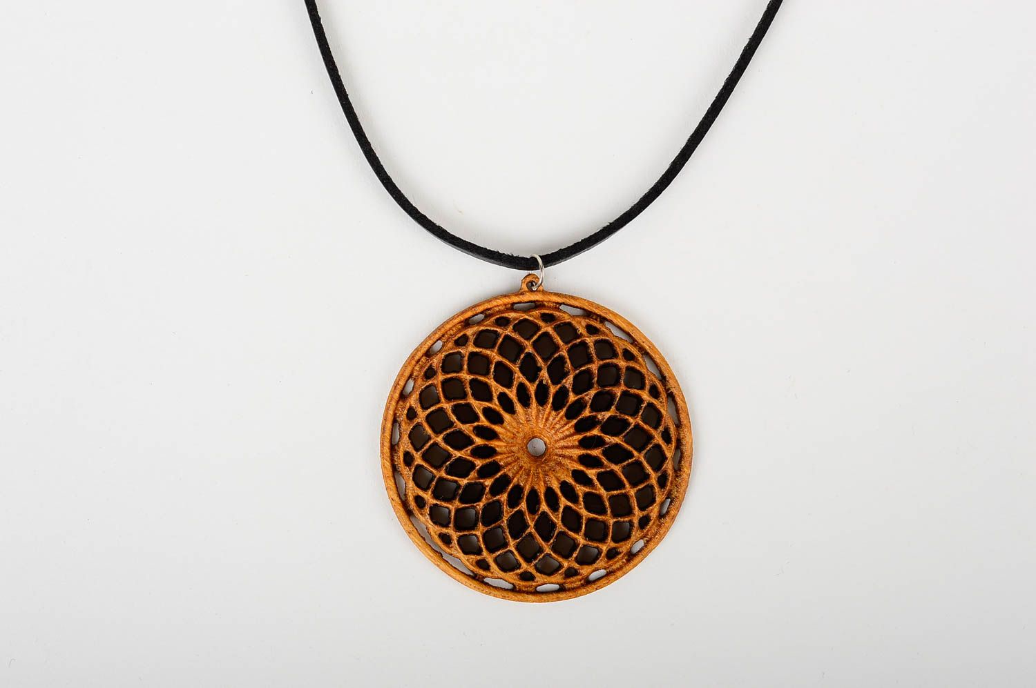 Handmade pendant wooden accessory gift ideas unusual jewelry gift ideas photo 3