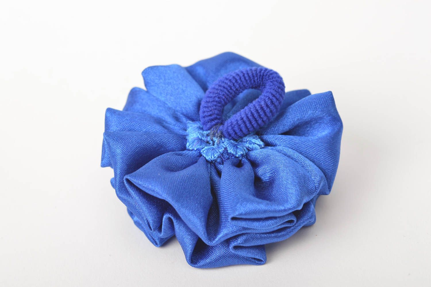 Handmade scrunchy designer scrunchy unusual accessory flower scrunchy gift ideas photo 4